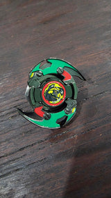 Metal Black Flame Phoenix Anime Edition Spin Top Toy