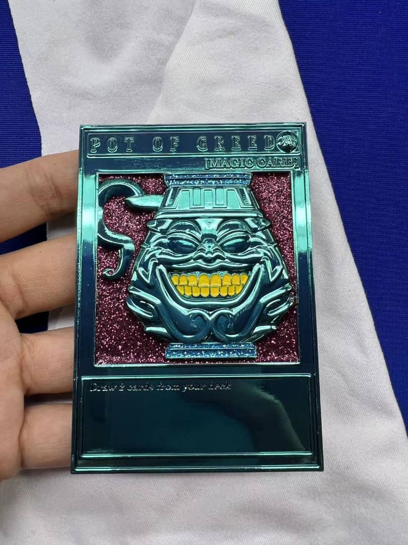 YGO 3D Metal Card Blue Eyes, Dark Magician, Dark Magician Girl