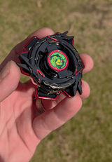 Custom Metal Beyquaza Spin Top Toy