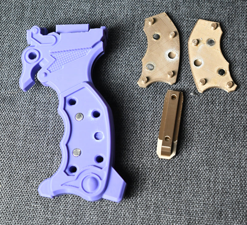 3D Printed Custom EZ Grip Style X Launcher Grip