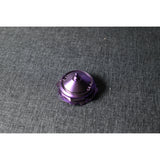 Custom Metal Purple Gal Spin Top Toy