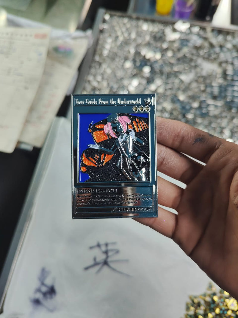 YGO 3D Metal Card Blue Eyes, Dark Magician, Dark Magician Girl