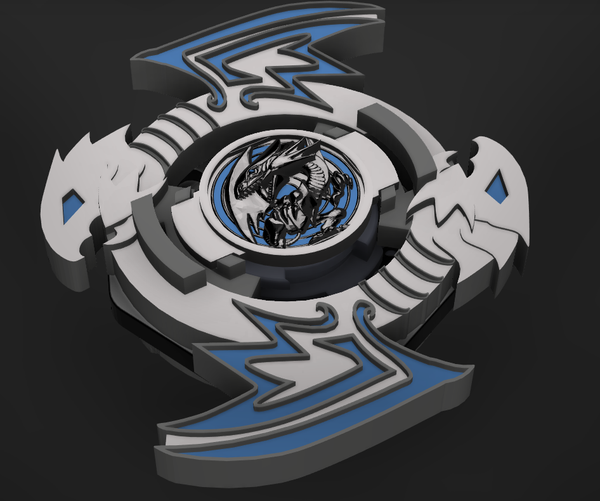 Custom Metal Blue Eyes Fun Beyblade PreOrder