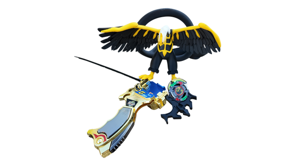 Metal Beyblade Starter Kit - Bey, Launcher and Cord