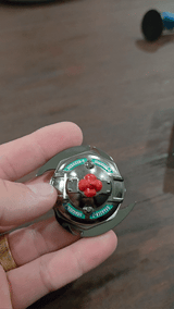 Metal Black Flame Phoenix Anime Edition Spin Top Toy