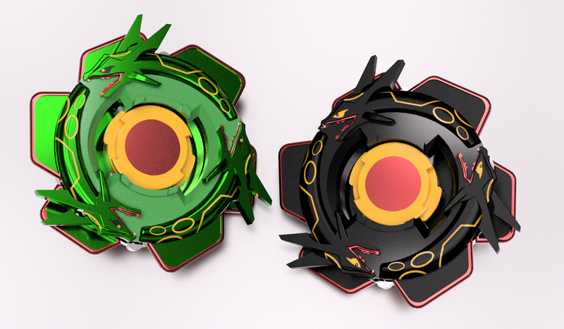 Custom Metal Rayquaza Beyblade PreOrder