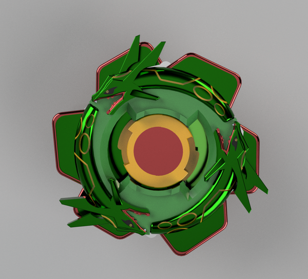 Custom Metal Rayquaza Beyblade PreOrder