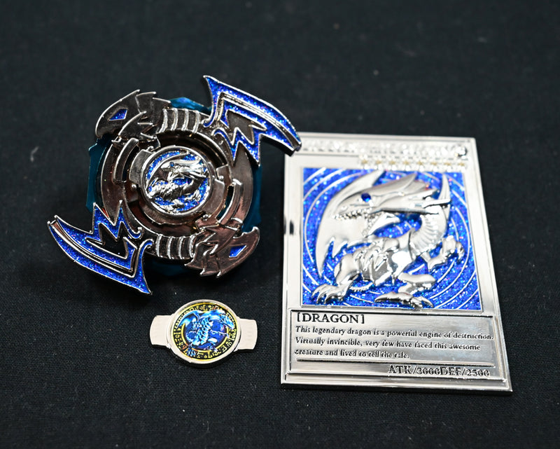 Custom Metal Blue Eyes Fun Beyblade PreOrder