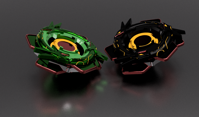 Custom Metal Rayquaza Beyblade PreOrder