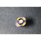 Custom Metal Purple Gal Spin Top Toy