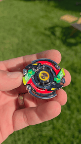 Custom Black Flame Phoenix MS Metal Spin Top Toy