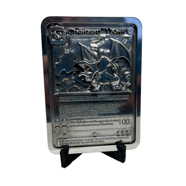 PKMN- Chari - Zard -3D Metal Card (CNC Machined) Jawas Junkyard PKMN- Chari - Zard -3D Metal Card (CNC Machined) Jawas Junkyard