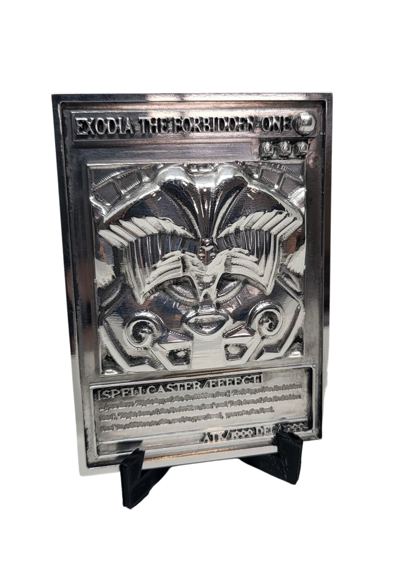 YGO - Exodia -3D Metal Card (CNC Machined)